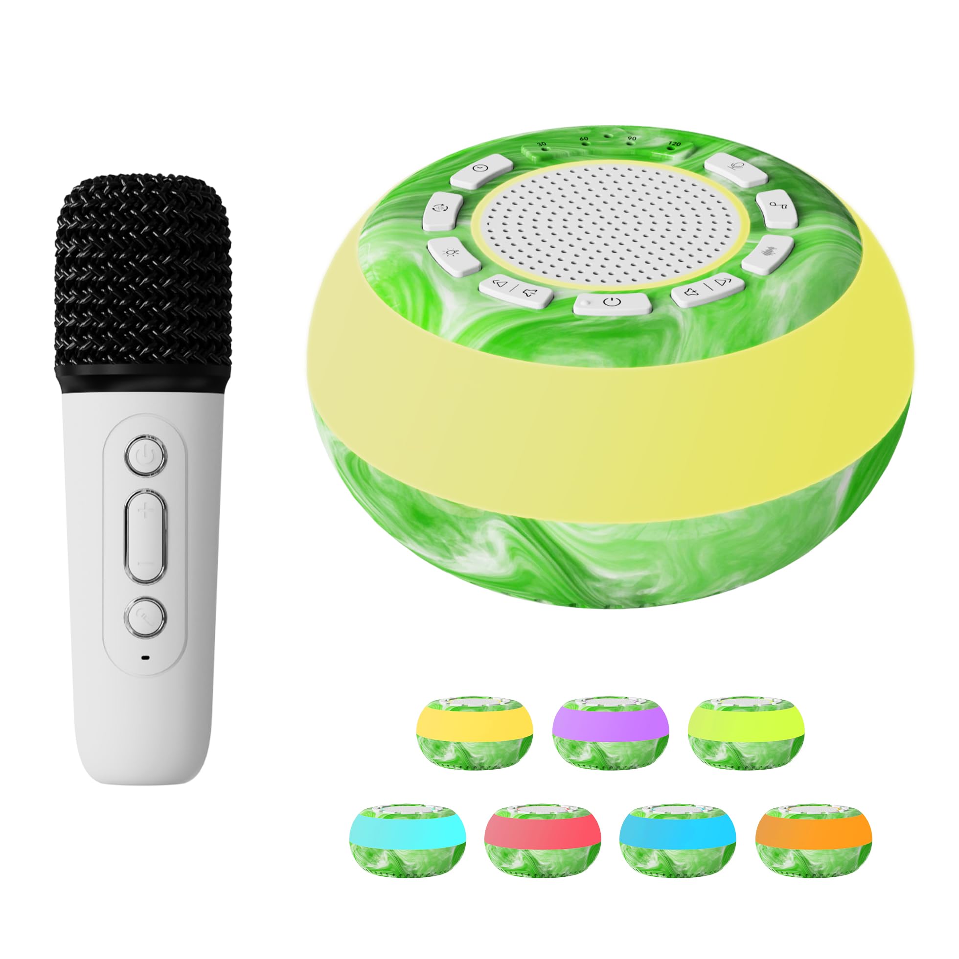 Cedar Assembly - Sound Machine Sounds Noise For Sleeping Sleep Adults portable Adults 30Natural Sounds, Our white noise - Apple Green