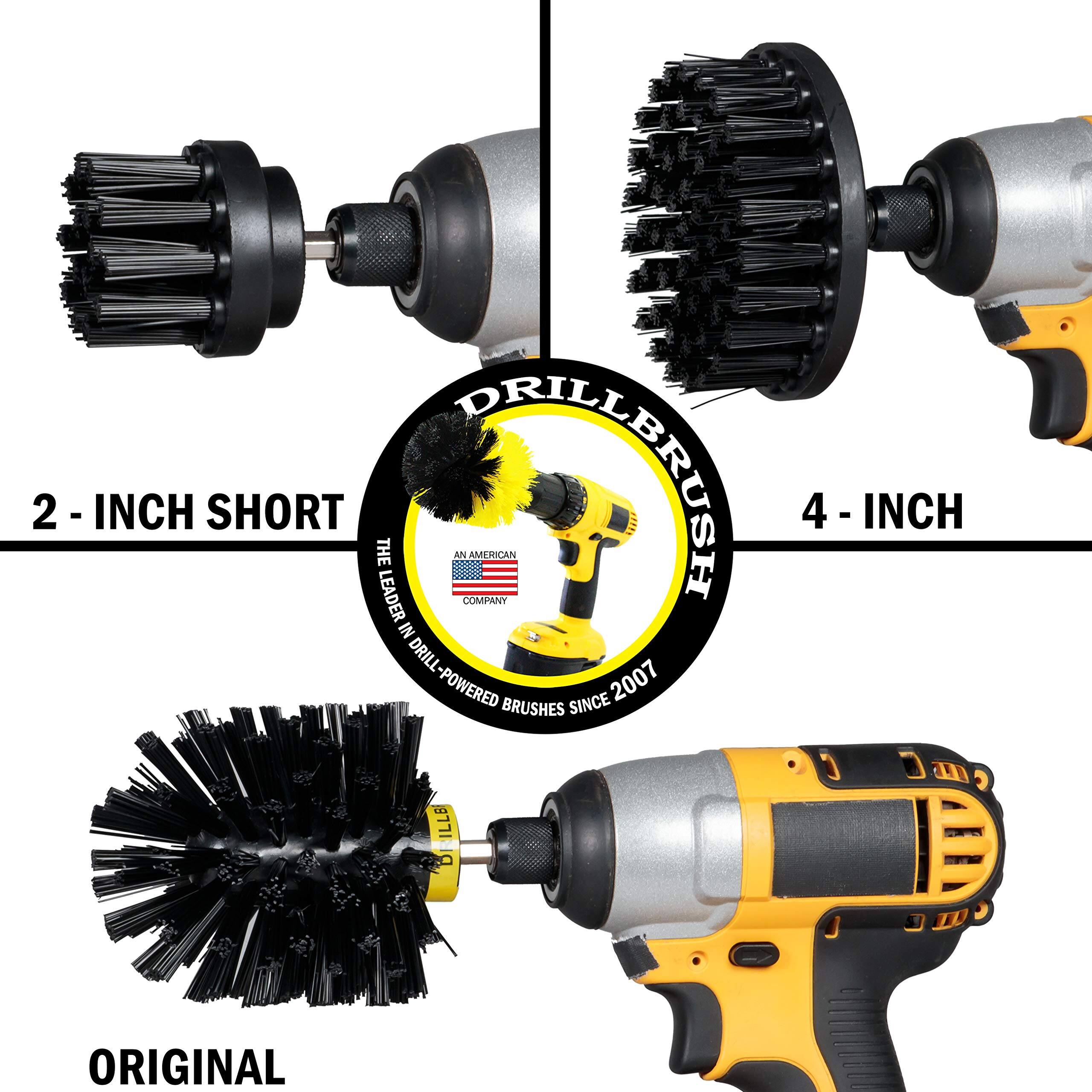 2 - INCH - SHORT, 4 - INCH IN DRILL POWERED BRUSHES, ORIGINAL, AN AMERICAN COMPANY, LEADER