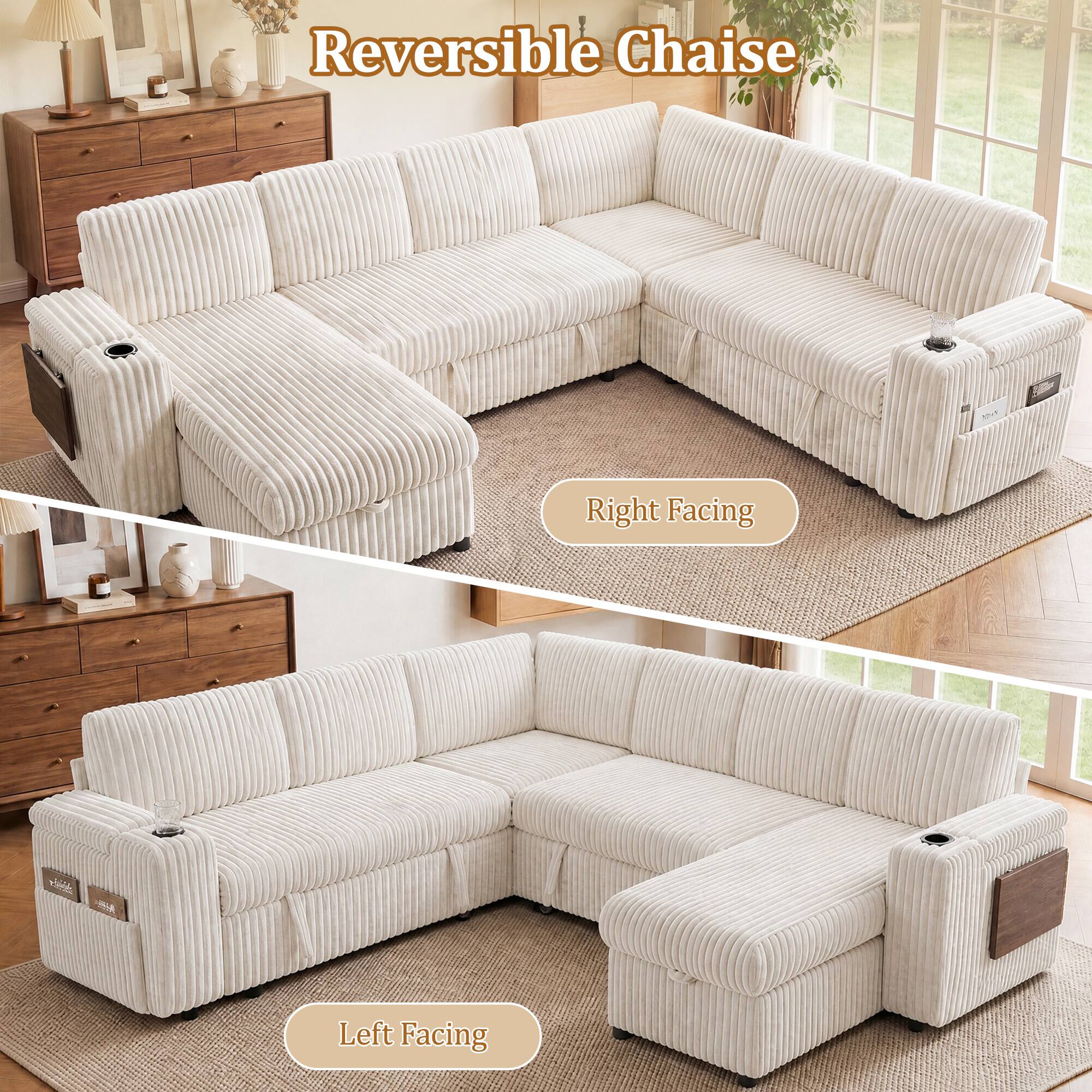 Reversible Chaise

Right Facing

Left Facing