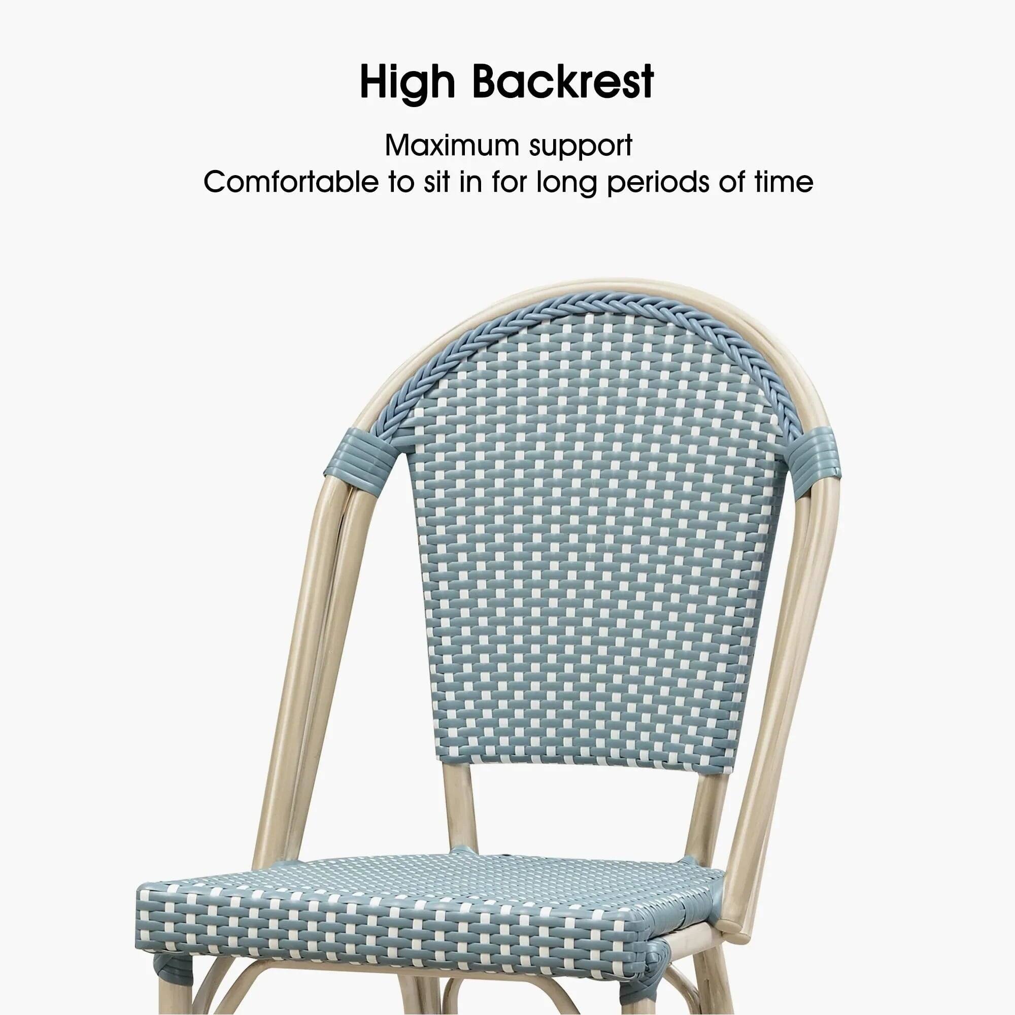 High Backrest  
Maximum support  
Comfortable to sit in for long periods of time