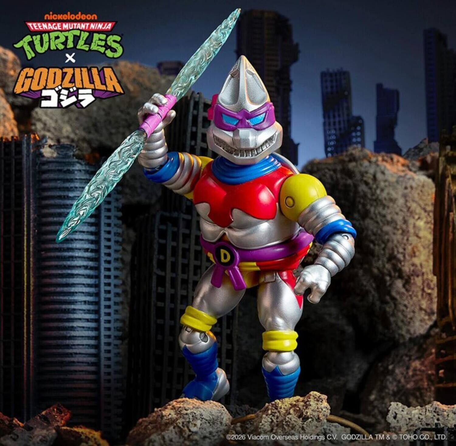 Teenage Mutant Ninja Turtles x Godzilla - Don x Jet Jaguar Action Figure - COLLECTIBLES