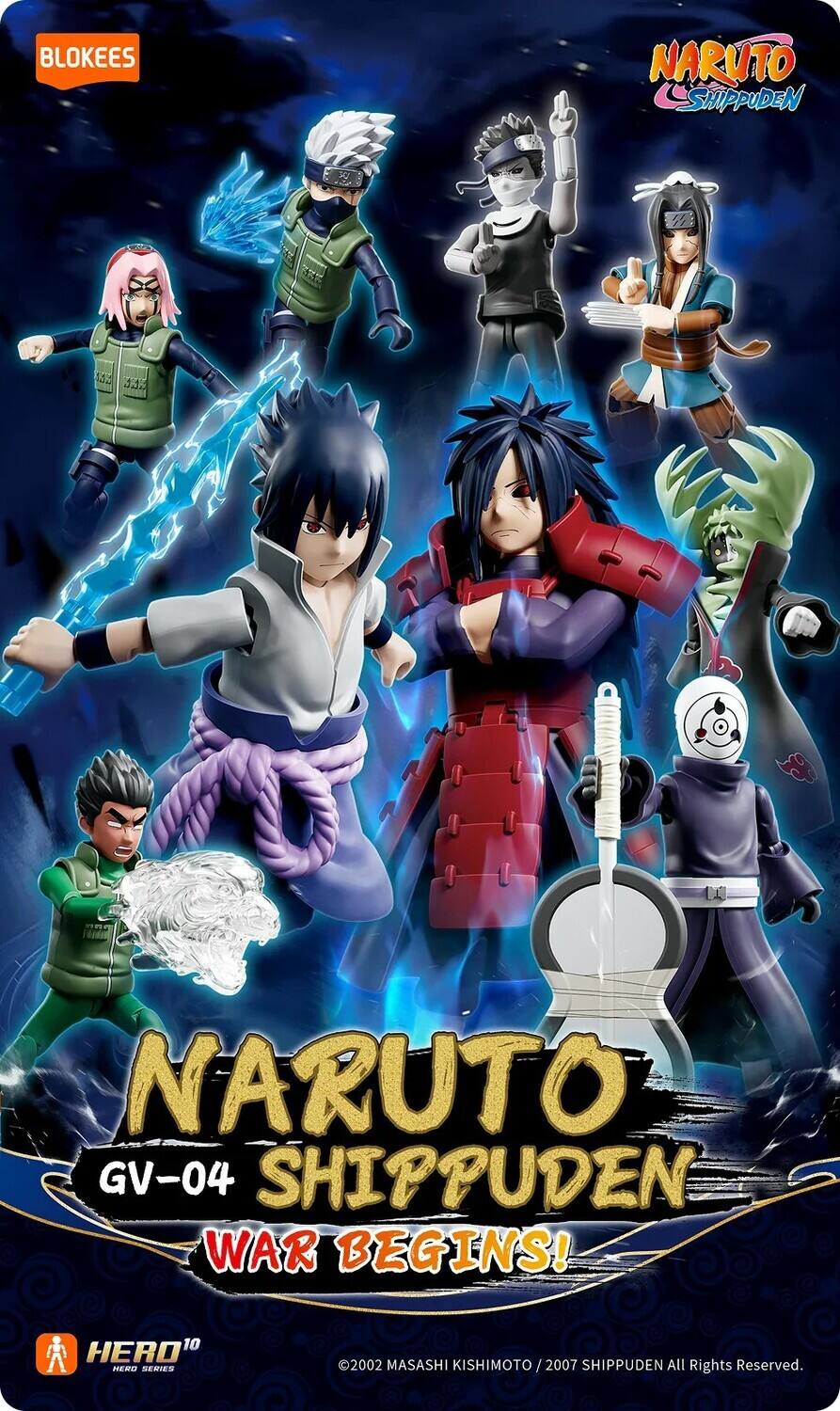 BLOKEES NARUTO SHIPPUDEN E3  
HERO10 NARUTO GV-04 SHIPPUDEN WAR BEGINS!  
HERO10 SERIES  
©2002 MASASHI KISHIMOTO / 2007 SHIPPUDEN All Rights Reserved.