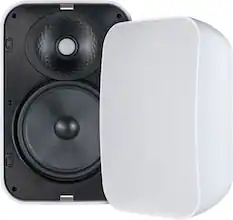 Front. Sonance - MX86 - Mariner MX Series 8" 2-Way Outdoor Surface Mount Speakers (Pair) - Paintable White.