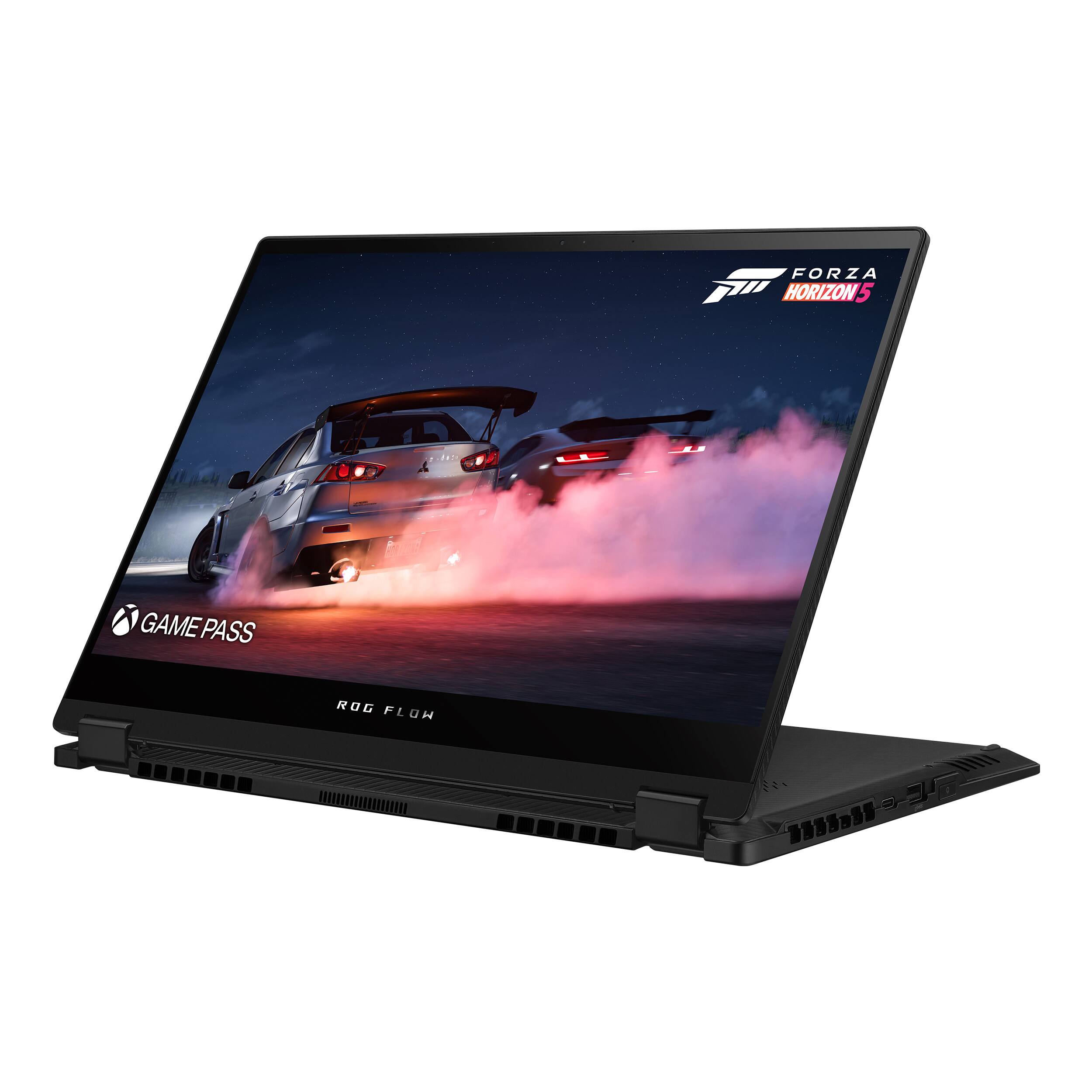 Alt View 7. ASUS - ROG 13.4" Touchscreen Gaming Laptop - AMD Ryzen 9 - 16GB Memory - NVIDIA GeForce RTX 3050 Ti V4G Graphics - 1TB SSD - Off Black.