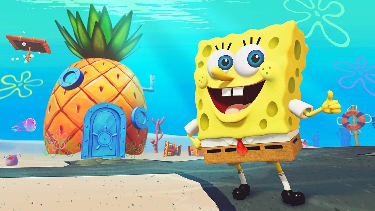 Alt View 1. THQ Nordic - Nickelodeon - Spongebob Squarepants: Battle for Bikini Bottom - Rehydrated for PC   - VIDEOGAMES.