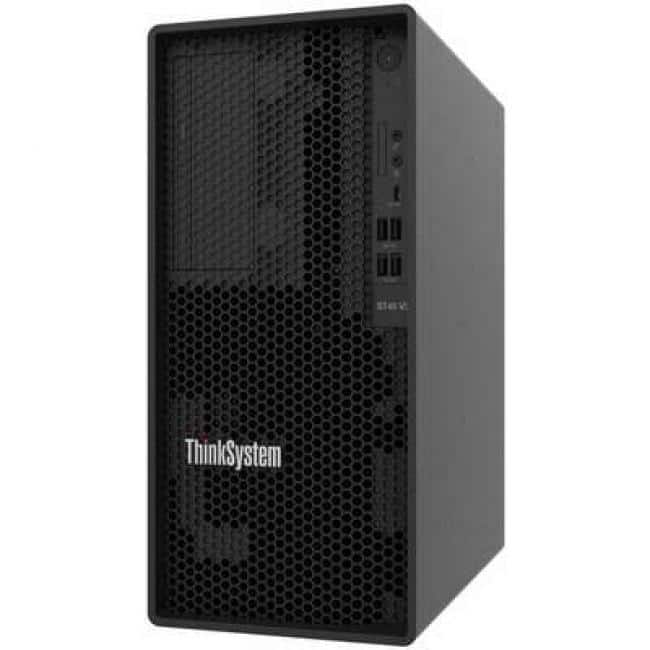 Lenovo - ThinkSystem ST45 V3 4464P 32GB Tower Server - AMD EPYC 4464P Processor Dodeca-core - Up to 64GB (TruDDR5) Memory - Black price history on PriceWatchPro