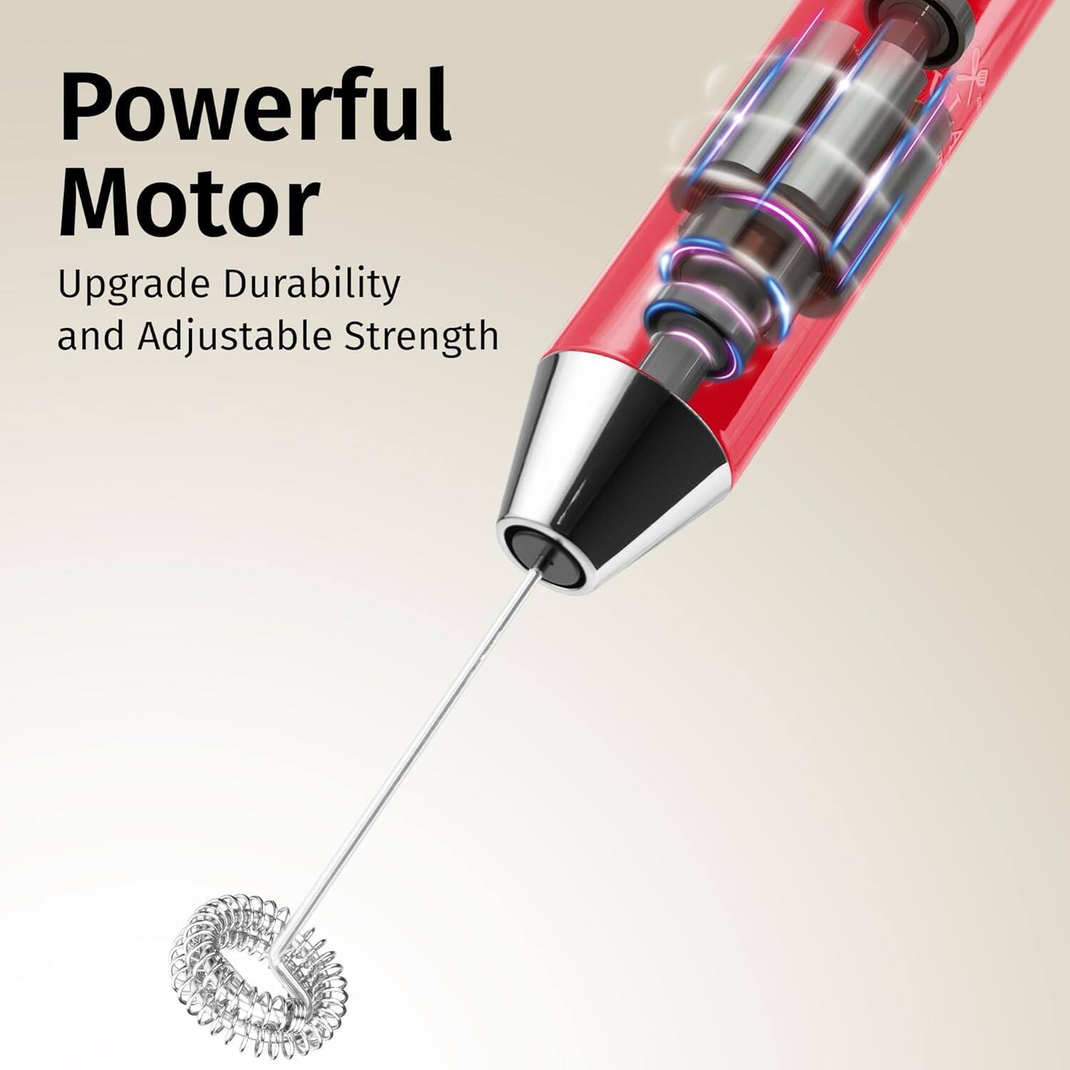 Powerful Motor  
Upgrade Durability and Adjustable Strength