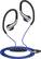 Front. Sennheiser - Adidas In-Ear Sports Headphones with Ear Clip - Black/Blue.