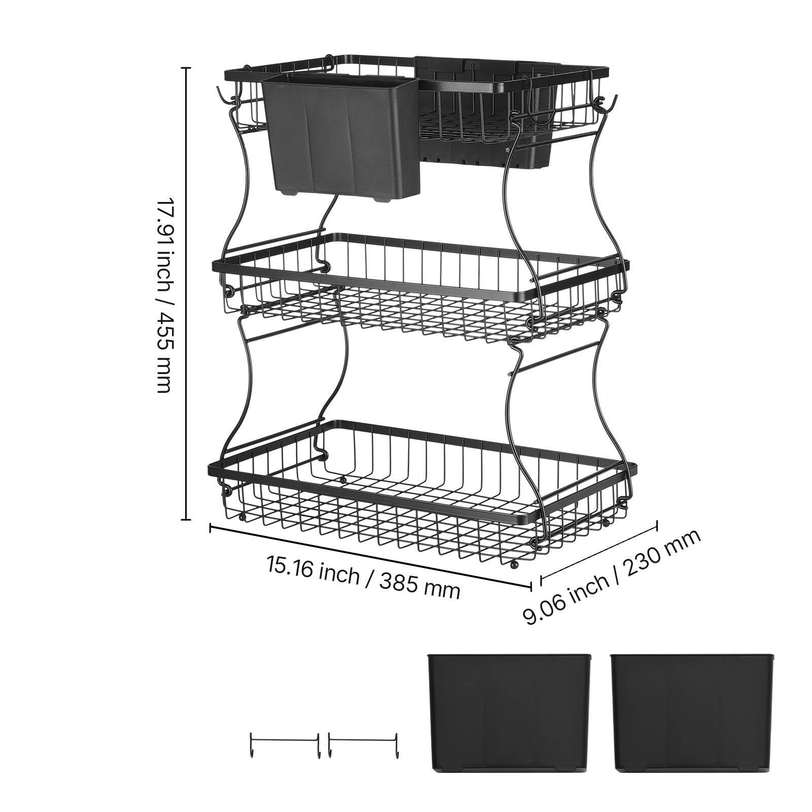 17.91 inch / 455 mm  
15.16 inch / 385 mm  
9.06 inch / 230 mm