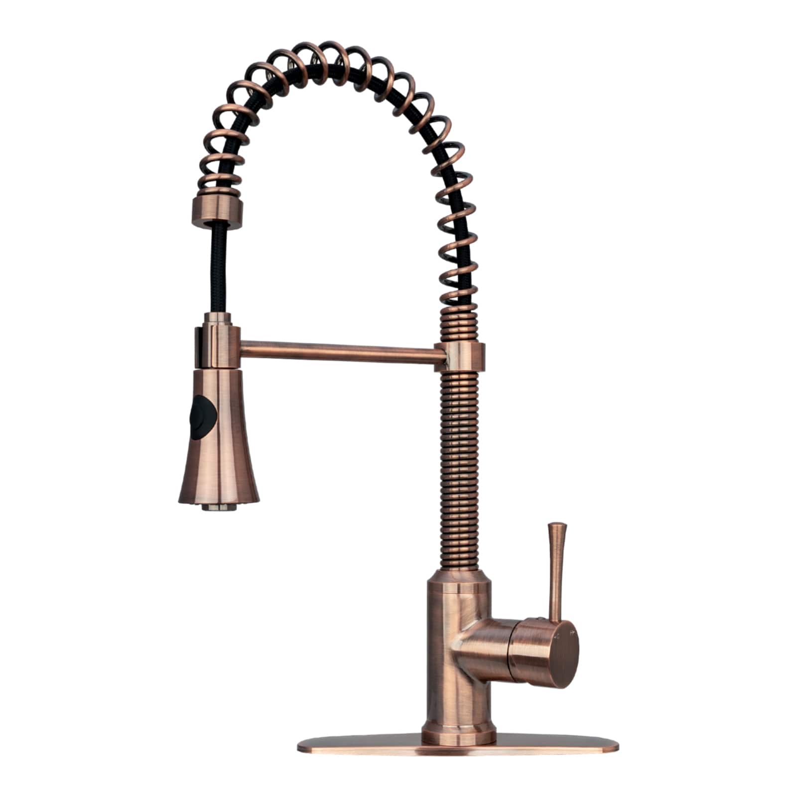 Solid Brass Single Handle Pre-Rinse Spring Kitchen Faucet with Pull Down Sprayer price history on PriceWatchPro