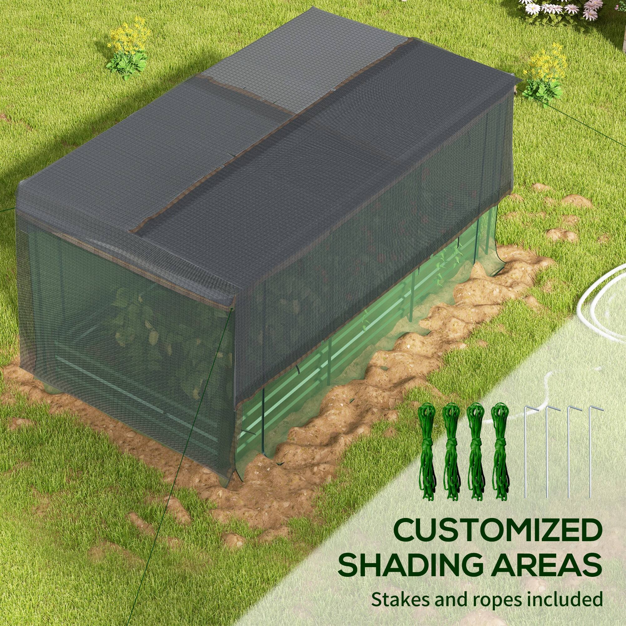 CUSTOMIZED SHADING AREAS
Stakes and ropes included