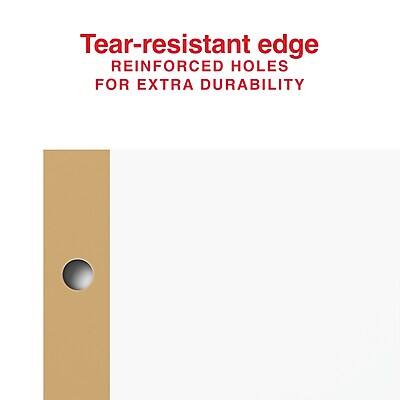 Tear-resistant edge  
REINFORCED HOLES FOR EXTRA DURABILITY