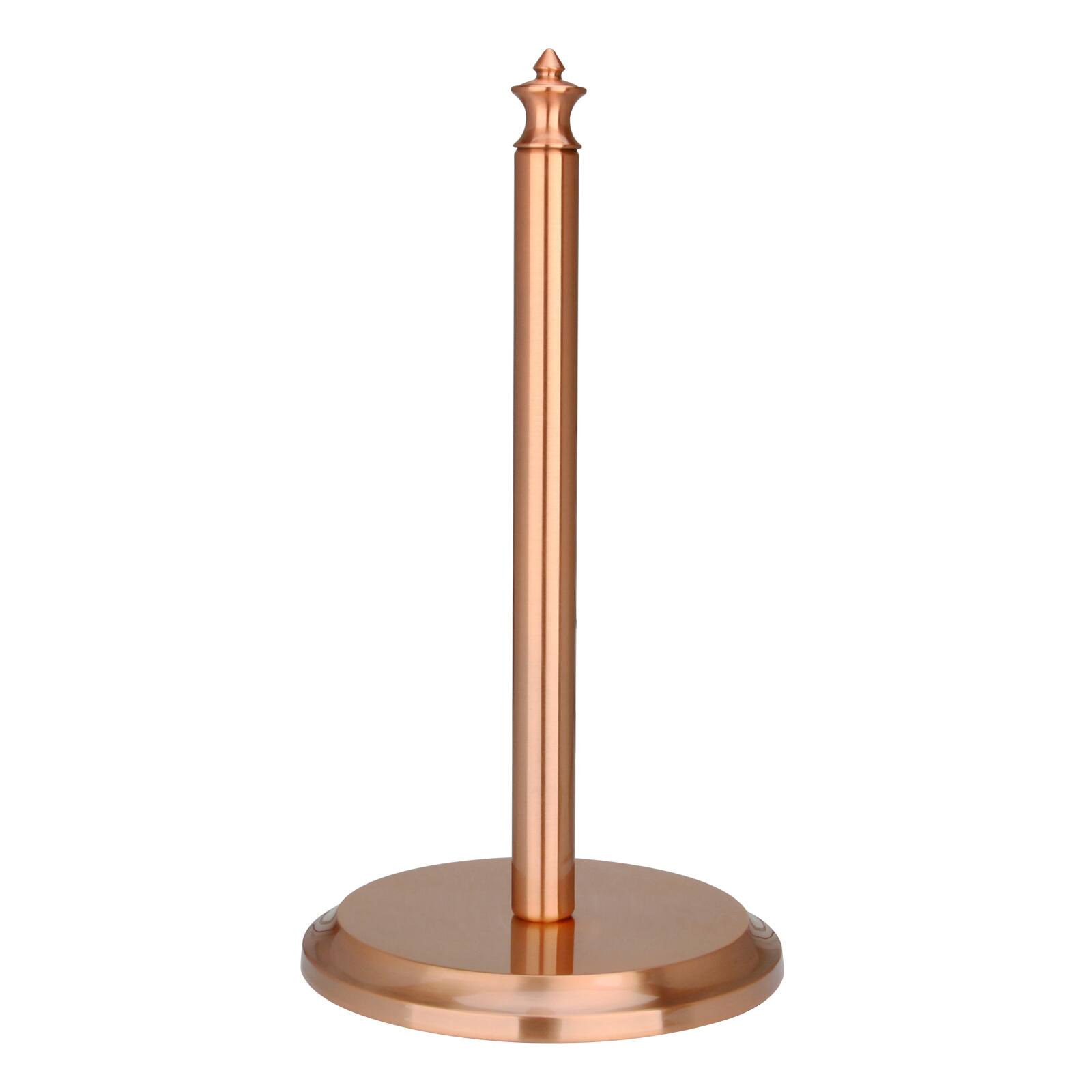 Front. Akicon - Akicon Paper Towel Holder Stand for Dining Room Table and Kitchen Countertop in Copper - Copper.