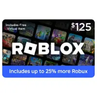 Roblox - $125 Digital Gift Card [Includes Virtual Item] [Digital] - Front_Zoom