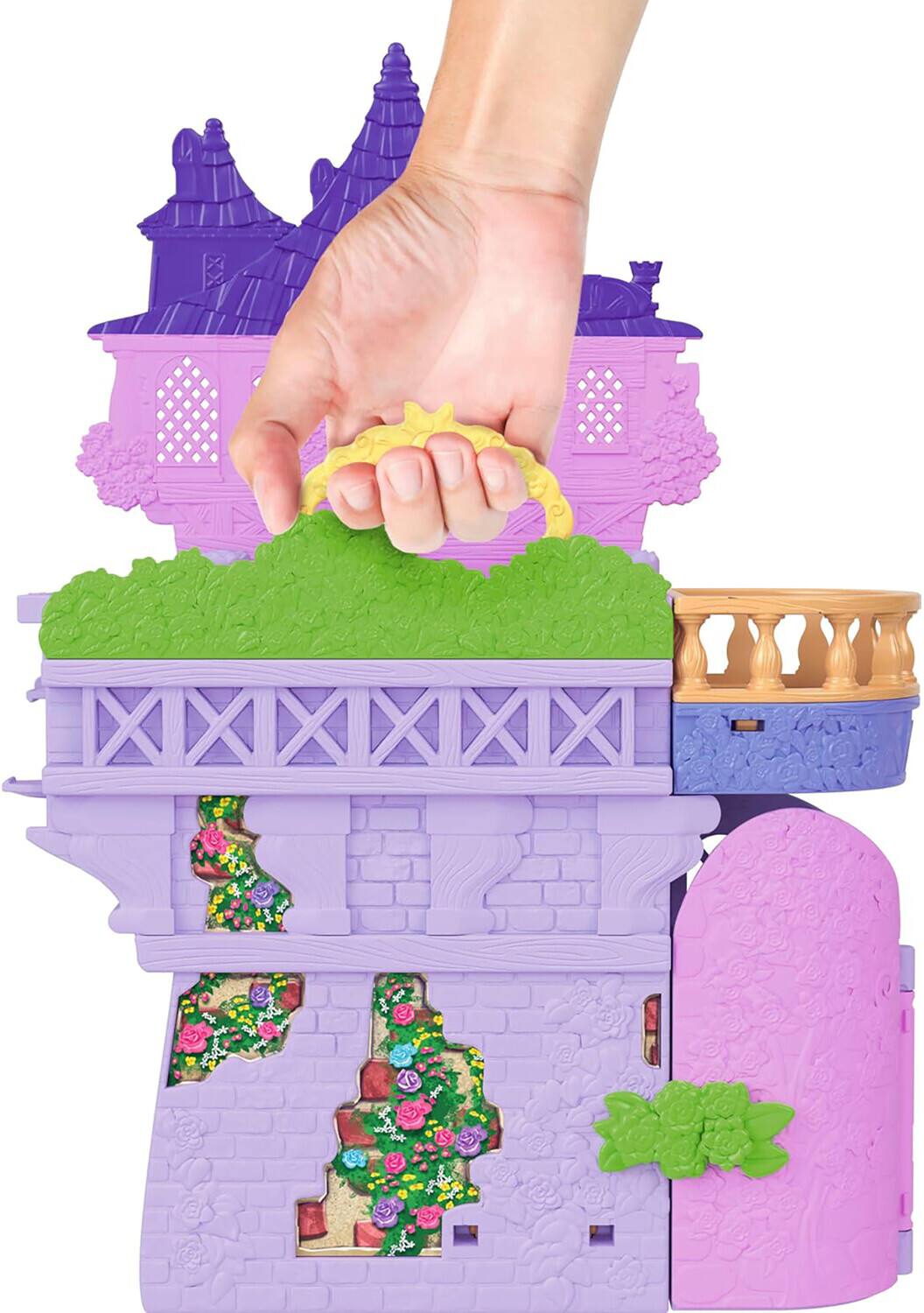 Alt View 3. Mattel - Disney Princess Storytime Stackers: Rapunzel Playset   - COLLECTIBLES - Multicolor.