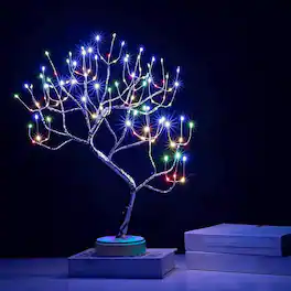 ACJPR - Bonsai Tree Light – 20", 108 Colorful LEDs, USB/Battery Operated - LED