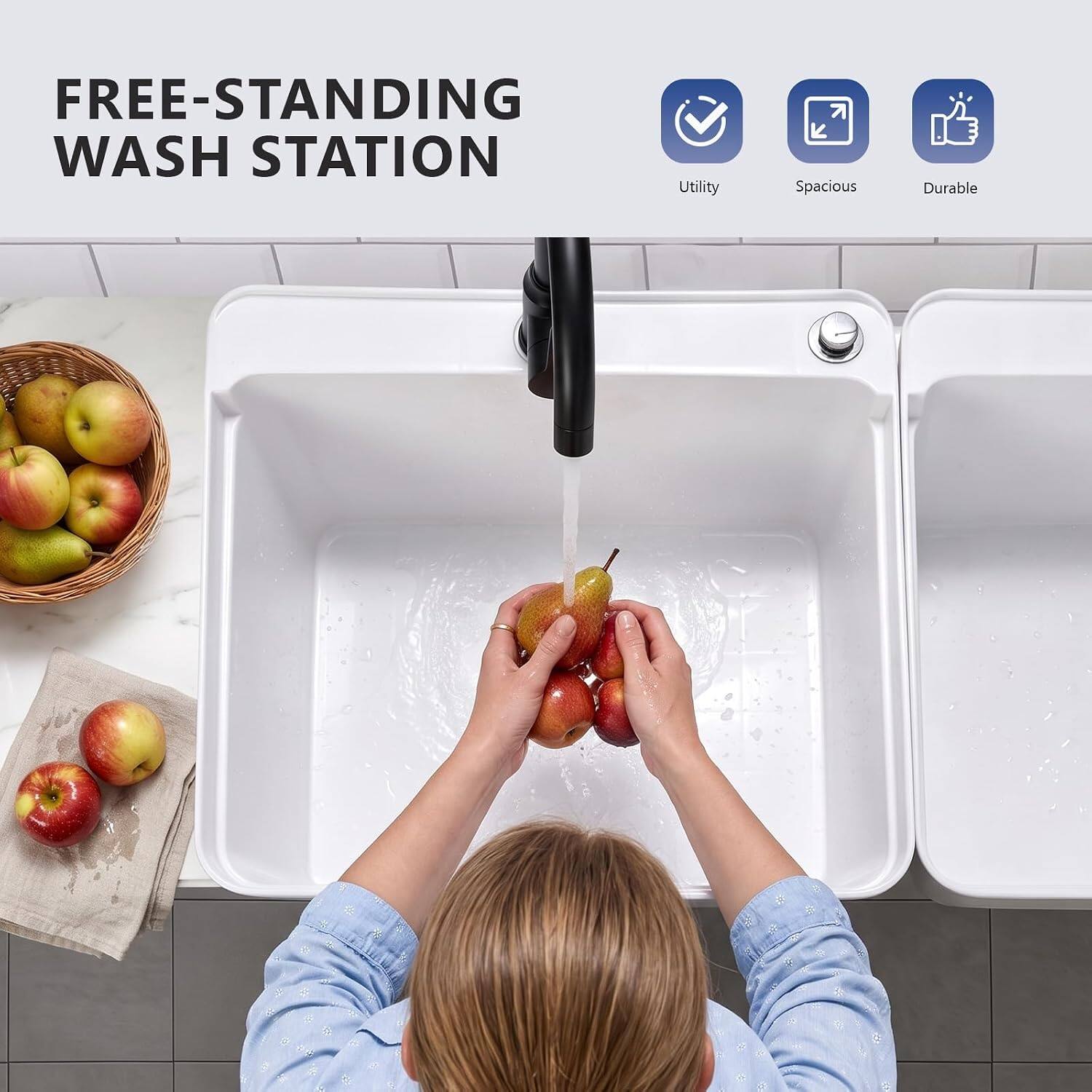 FREE-STANDING WASH STATION

Utility
Spacious
Durable