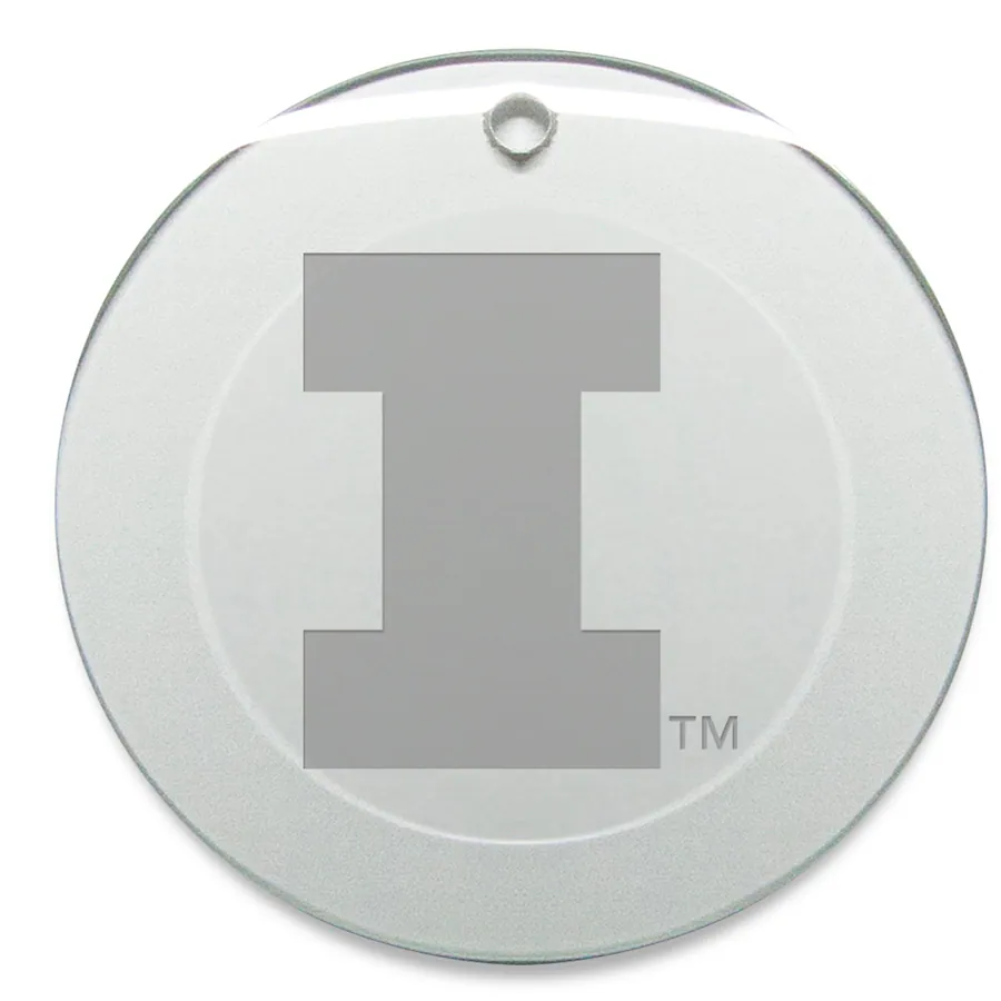 Jardine Illinois Fighting Illini Round Logo Ornament Multicolor 4447172 ...