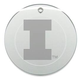 Jardine - Illinois Fighting Illini Round Logo Ornament - Multicolor