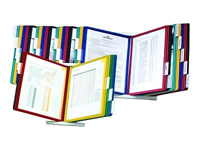 Alt View 4. Durable - Durable Instaview Document Holder, 8.5" x 11", Veritcal, Table Top, Assorted Colors Plastic (561200) - Assorted.