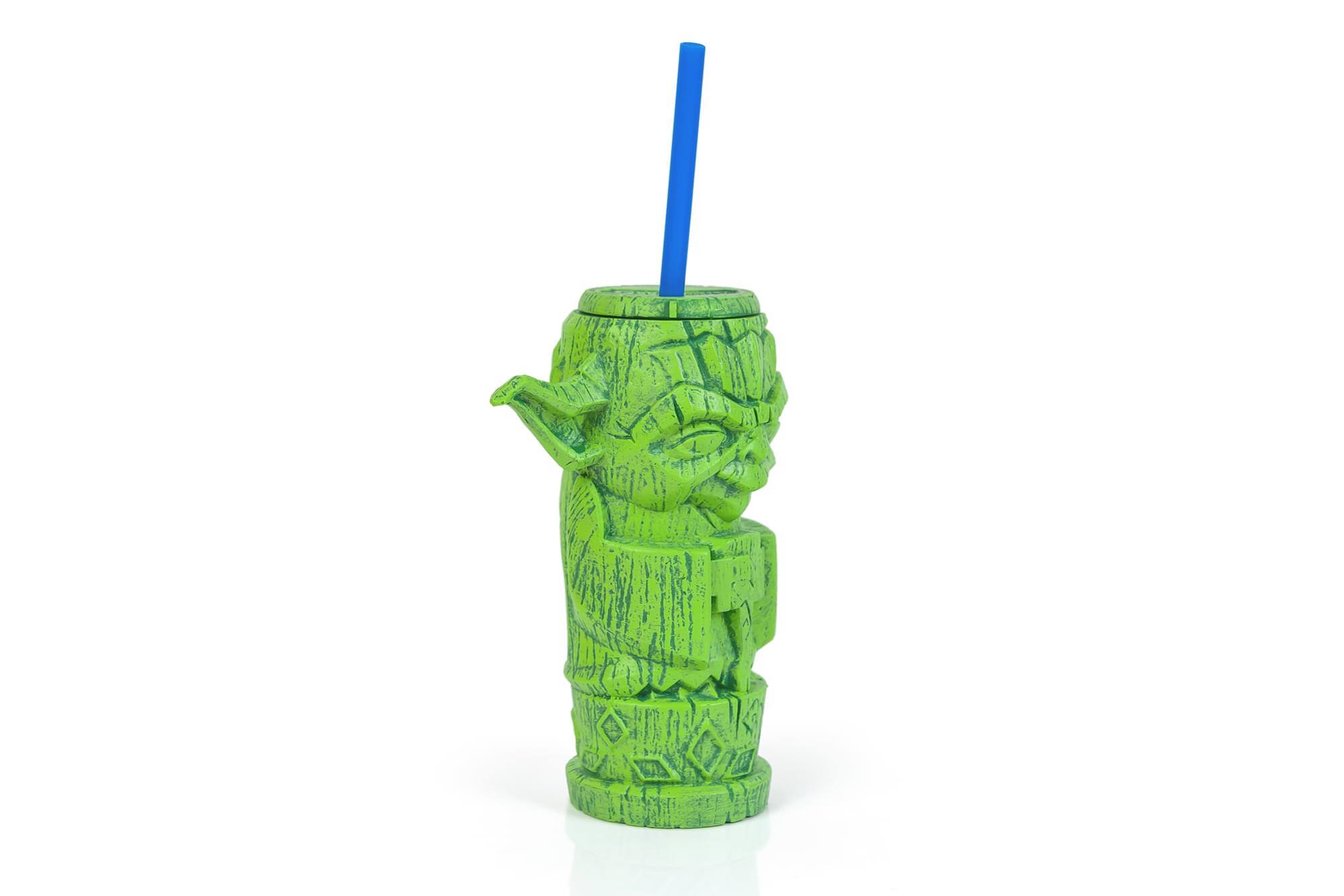 Alt View 1. Star Wars - Geeki Tikis Star Wars Yoda Plastic Tumbler | Holds 17 Ounces - Green.