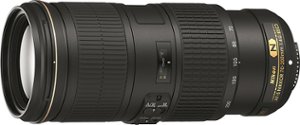 Nikon - AF-S NIKKOR 70-200mm f/4G ED VR Telephoto Zoom Lens - Black - Angle_Zoom