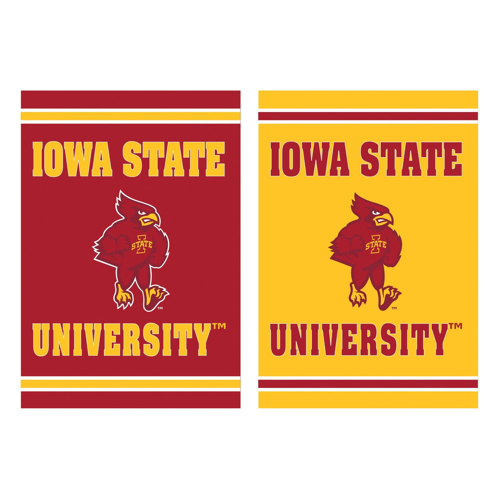 Evergreen Enterprises - Iowa State Cyclones 12.5" x 18" Double-Sided Embossed Suede Garden Flag - Multicolor