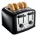 Angle Zoom. Hamilton Beach - SmartToast 4-Slice Wide-Slot Toaster - Black.