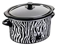 Best Buy Hamilton Beach 3 Quart Slow Cooker Zebra 33238