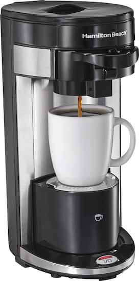 Hamilton Beach - FlexBrew Single-Serve Coffeemaker - Black - Angle Zoom