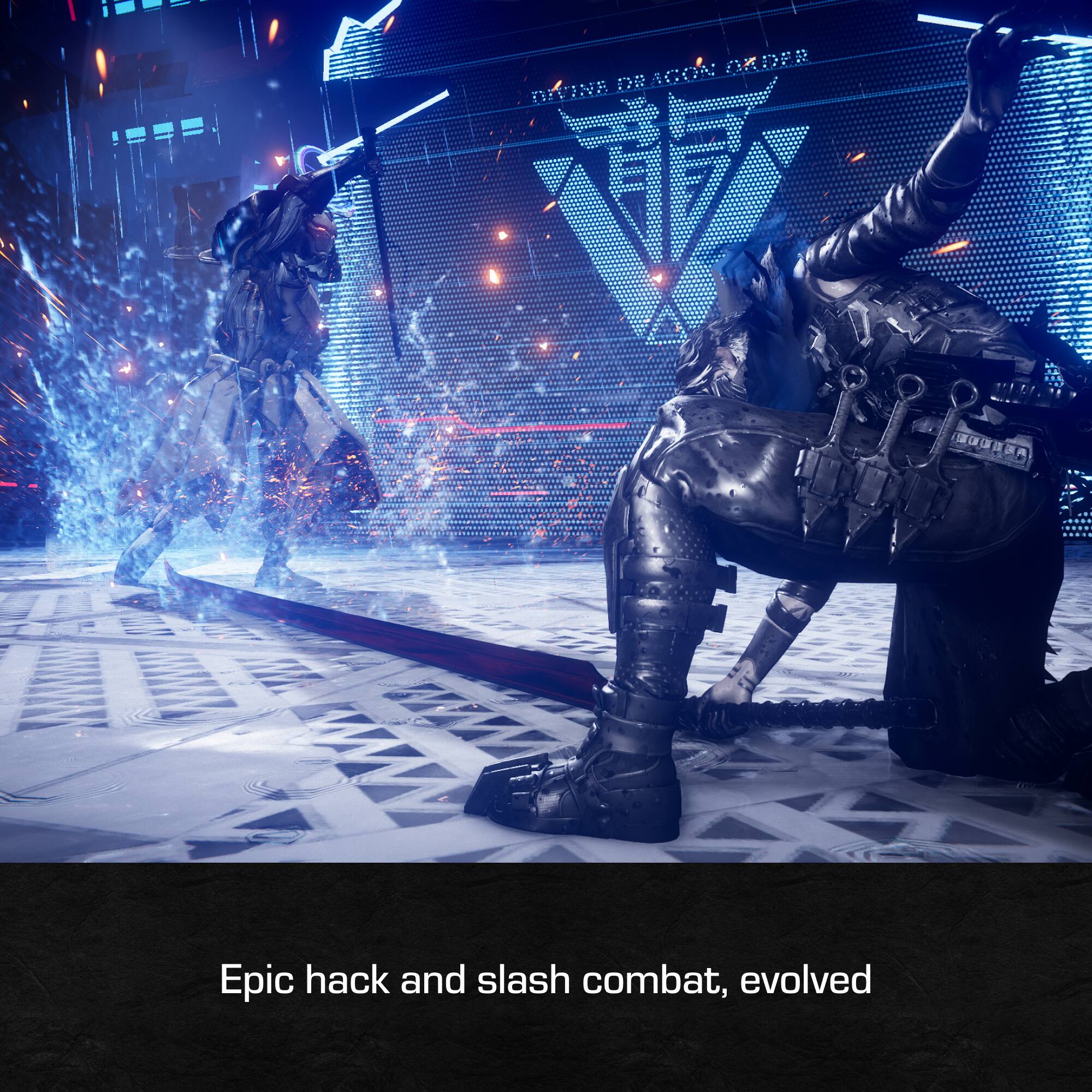 Epic hack and slash combat, evolved.