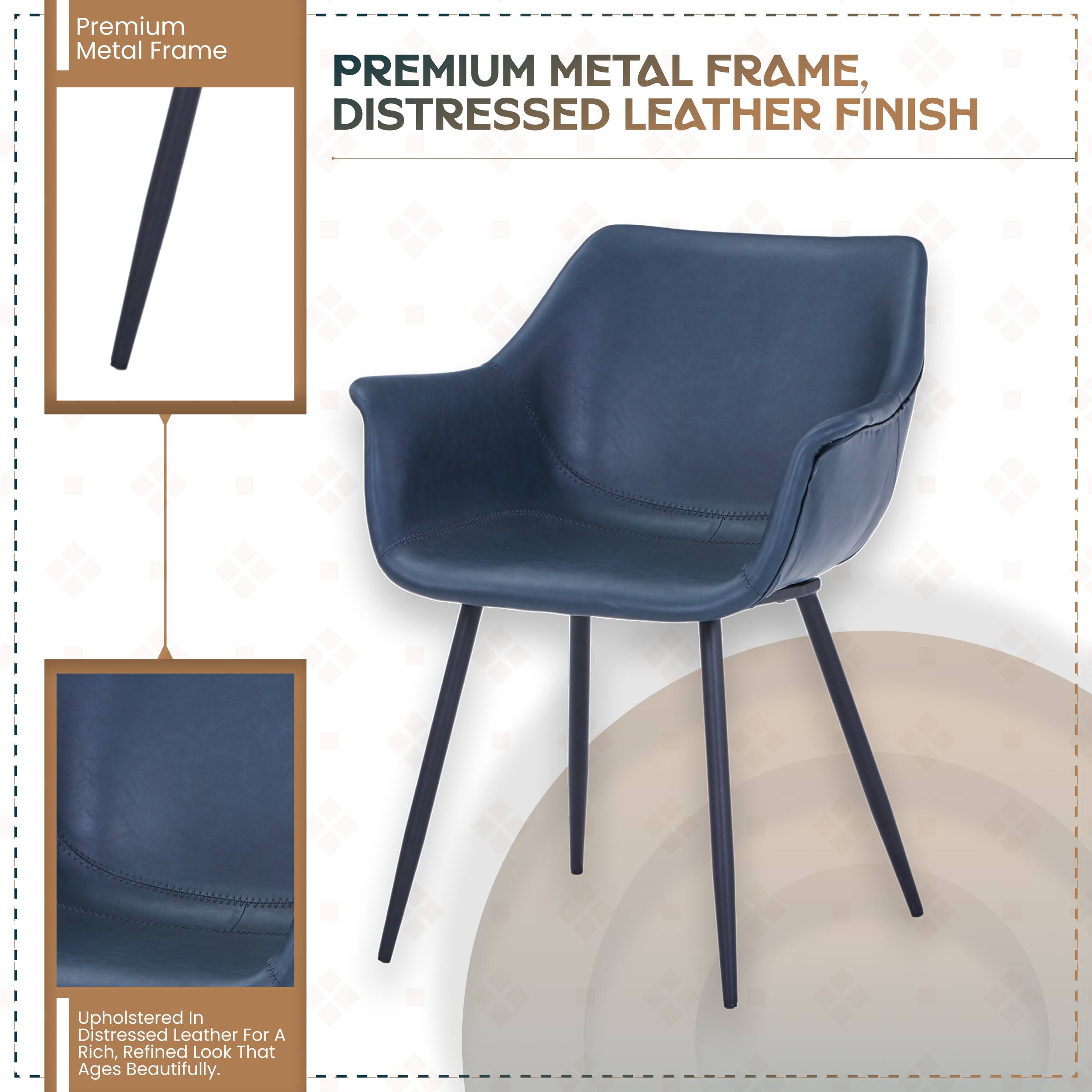 Premium Metal Frame

PREMIUM METAL FRAME, DISTRESSED LEATHER FINISH

Upholstered in Distressed Leather for a Rich, Refined Look That Ages Beautifully.