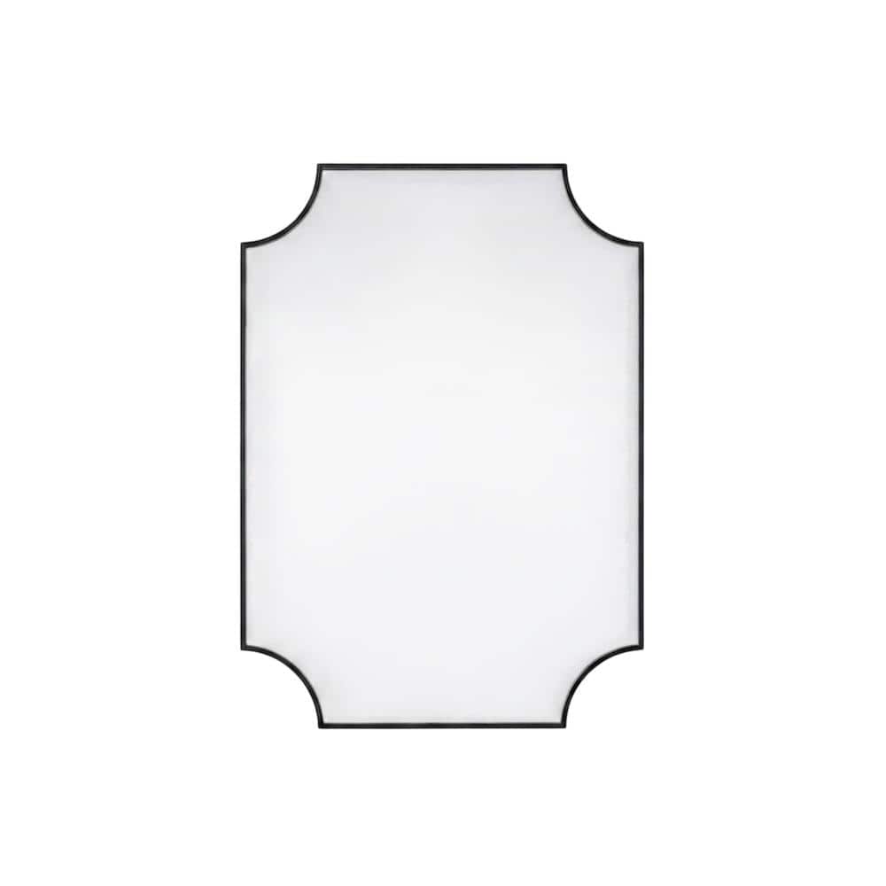 Elegant Kitchen and Bath - Notched Metal Mirror 30x42 inch - Black price history on PriceWatchPro