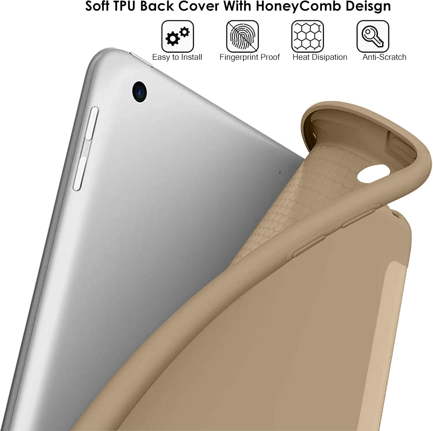 Soft TPU Back Cover With HoneyComb Design  
Easy to Install  
Fingerprint Proof  
Heat Dissipation  
Anti-Scratch
