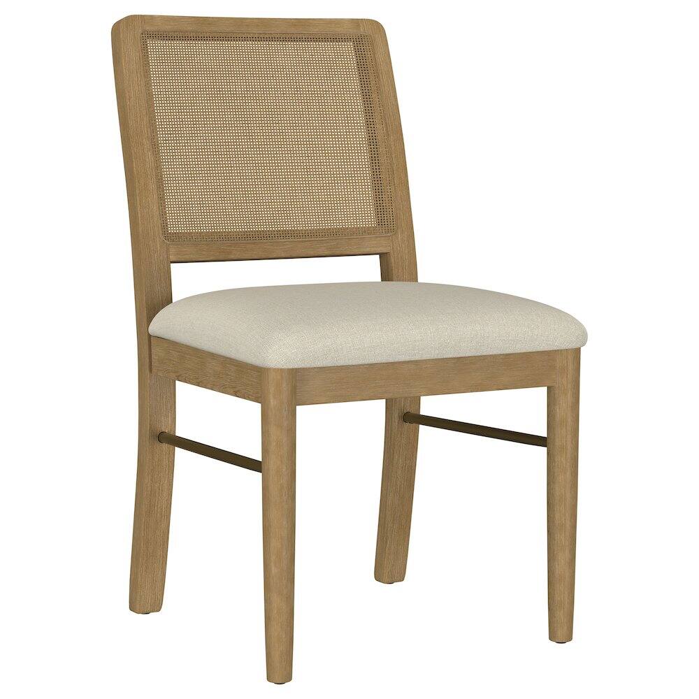 Alt View 1. Coaster Co. of America - Arini Rattan Cane Dining Side Chair Sand Wash (Set of 2) - Yellow.