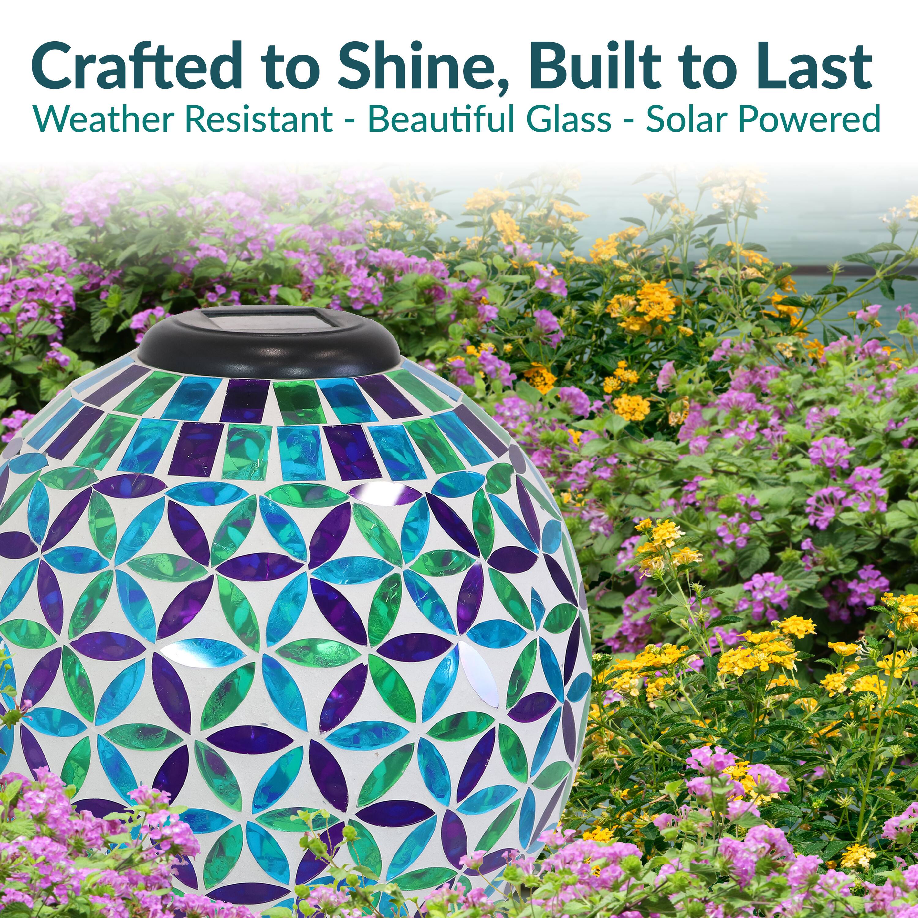 Crafted to Shine, Built to Last  
Weather Resistant - Beautiful Glass - Solar Powered