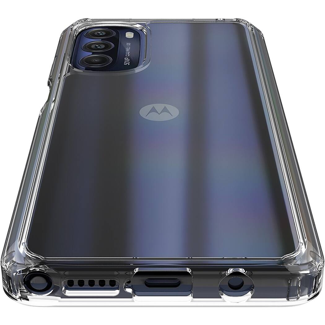Alt View 13. SaharaCase - Hybrid-Flex Hard Shell Series Case for Motorola Moto G Stylus 5G (2022) - Clear.