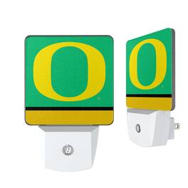 Keyscaper - Oregon Ducks Stripe Design Nightlight 2-Pack - Multicolor