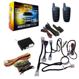 MPC - Remote Start Kit With Keyless Entry For 2015-2019 Toyota Yaris H-key - T-Harness - Black