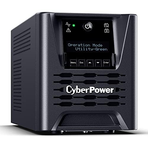 CyberPower - Smart App Sinewave 750VA Mini-tower UPS - Black