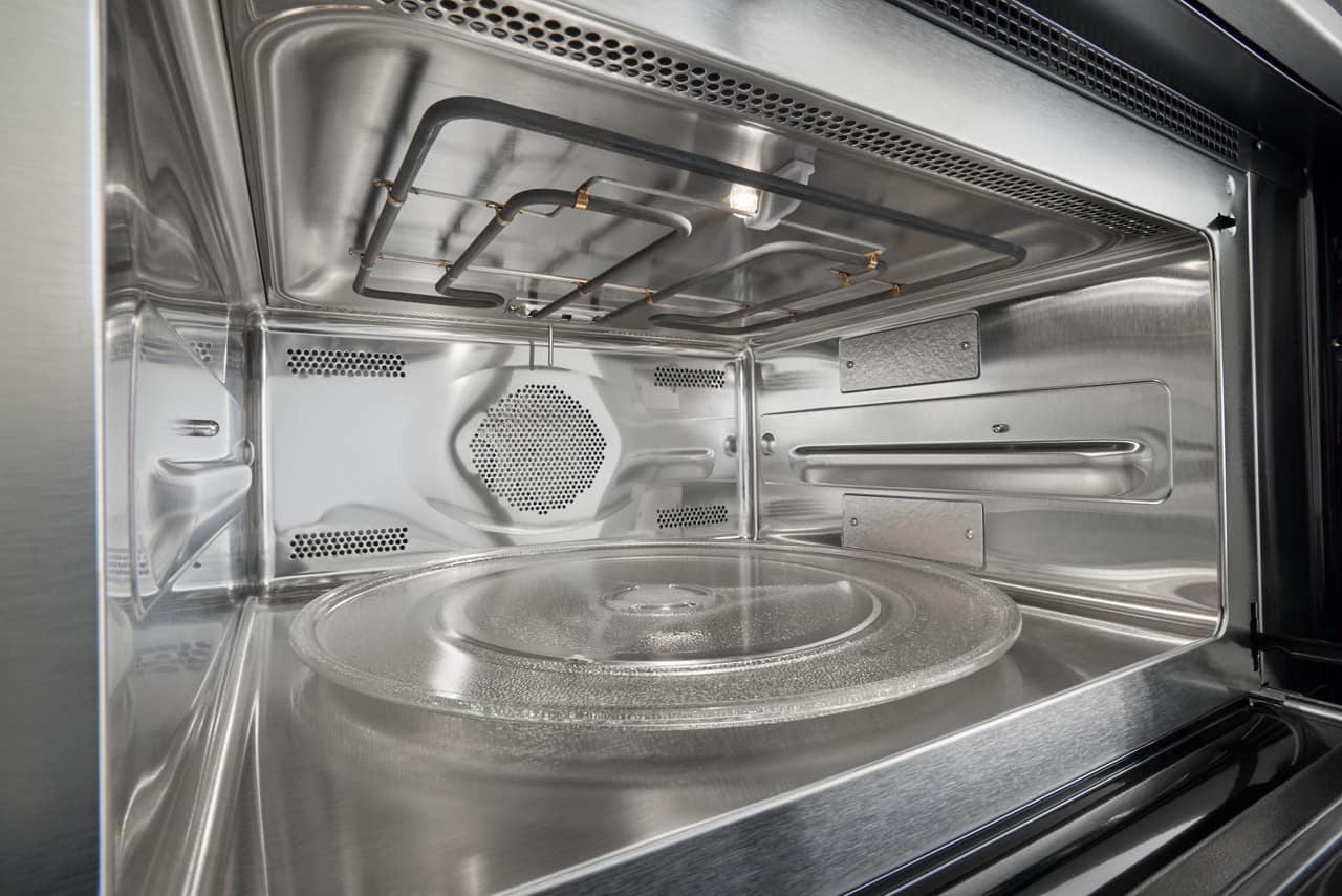 Alt View 14. KitchenAid - 30" Built-In Electric Convection Double Wall Combination with Microwave and Air Fry Mode - White.