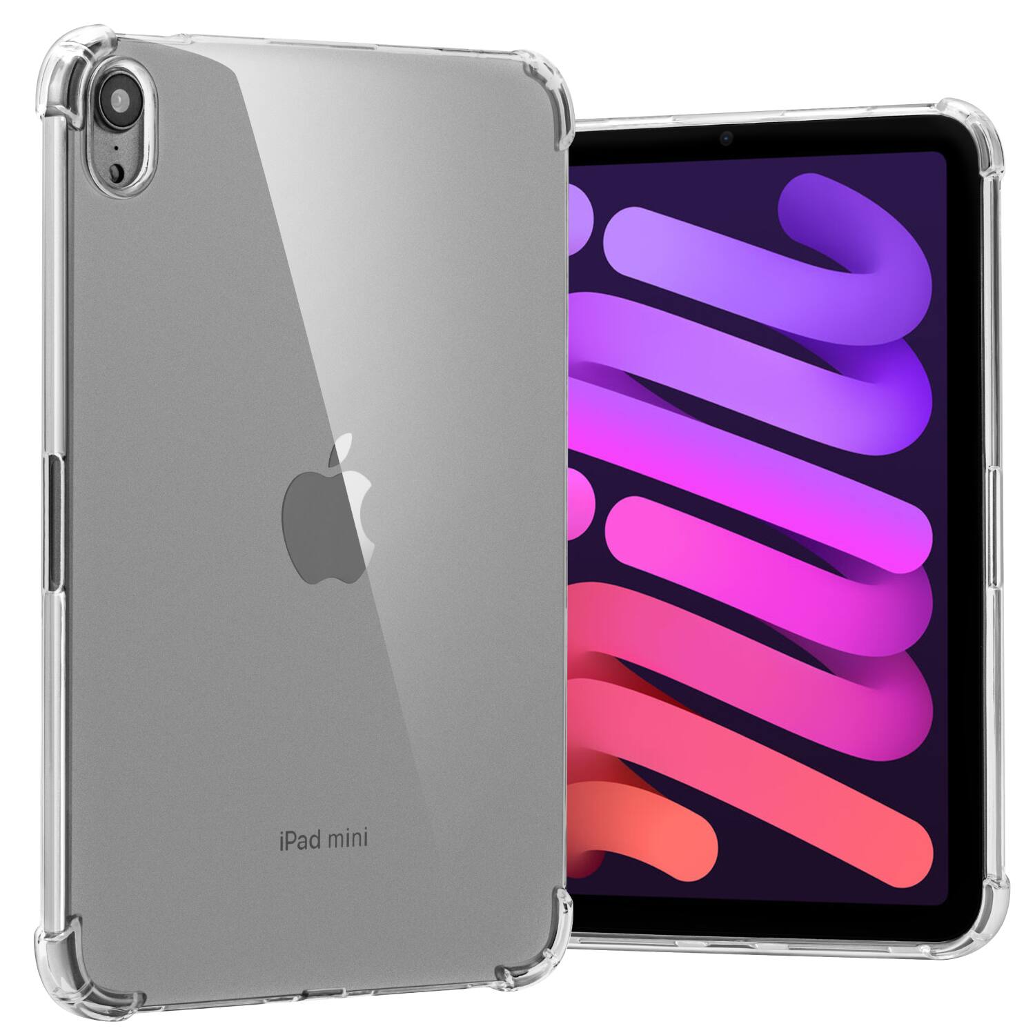 Vena - For Apple iPad Mini 7 Case, iPad Mini 6 TPU Crystal Case, iPad A17 Pro Case Cover, Slim and Light - Clear