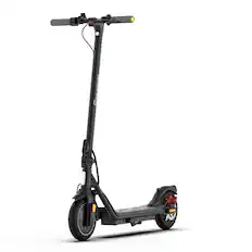 Front. 5th Wheel - V10MAX Foldable Electric Scooter w/ 12 mi Max Range and 18 mph Max Speed - Black.