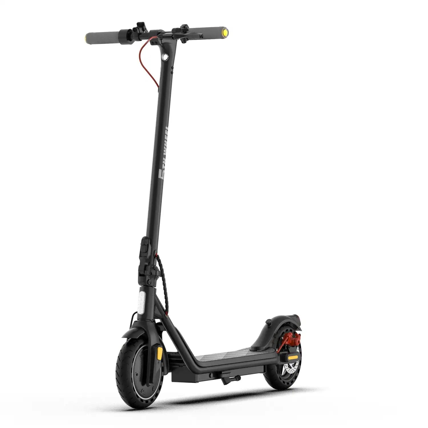 5th Wheel - V10MAX Foldable Electric Scooter w/ 12 mi Max Range and 18 mph Max Speed - Black