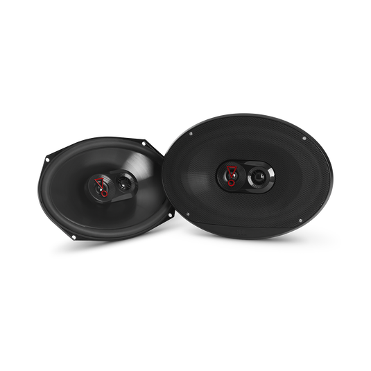 JBL - STAGE39637AM 6” x 9” Three-way car audio speaker - Black