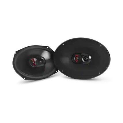 Front. JBL - JBL STAGE39637AM 6” x 9” Three-way car audio speaker - Black.