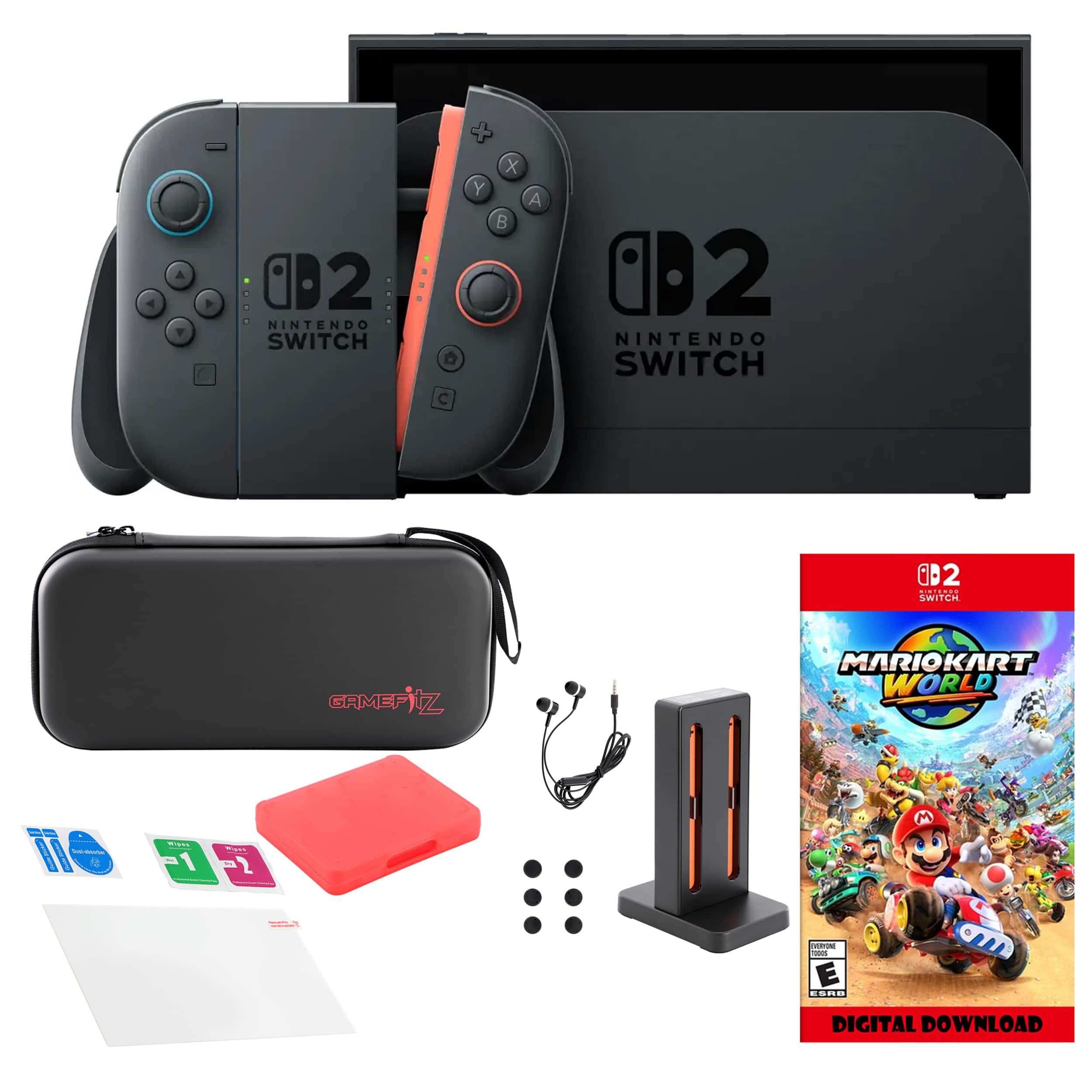 Switch 2 MarioKart with Accessories Kit - Nintendo Switch 2