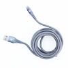 Front. RadioShack - Charging Cable USB to Lightning – 10 ft - Gray.