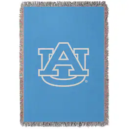 Chad & Jake - Auburn Tigers Woven Blanket - Blue