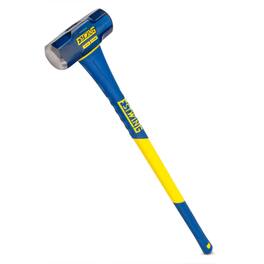 Estwing - 10 Pound Head Hard Face Sledge Hammer with 36 Inch Fiberglass Handle - Blue/Yellow